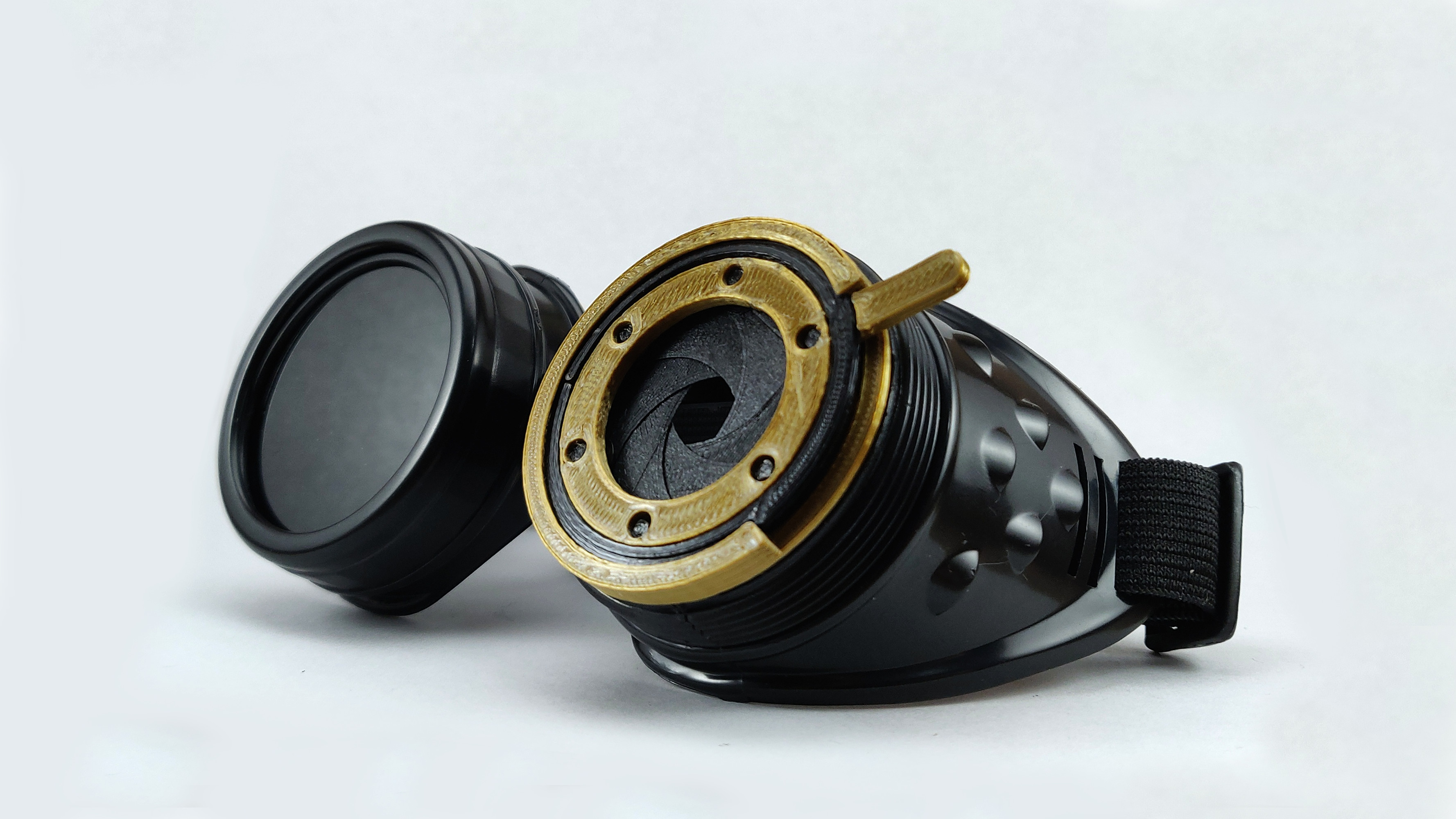 Brass Steampunk Iris Goggles