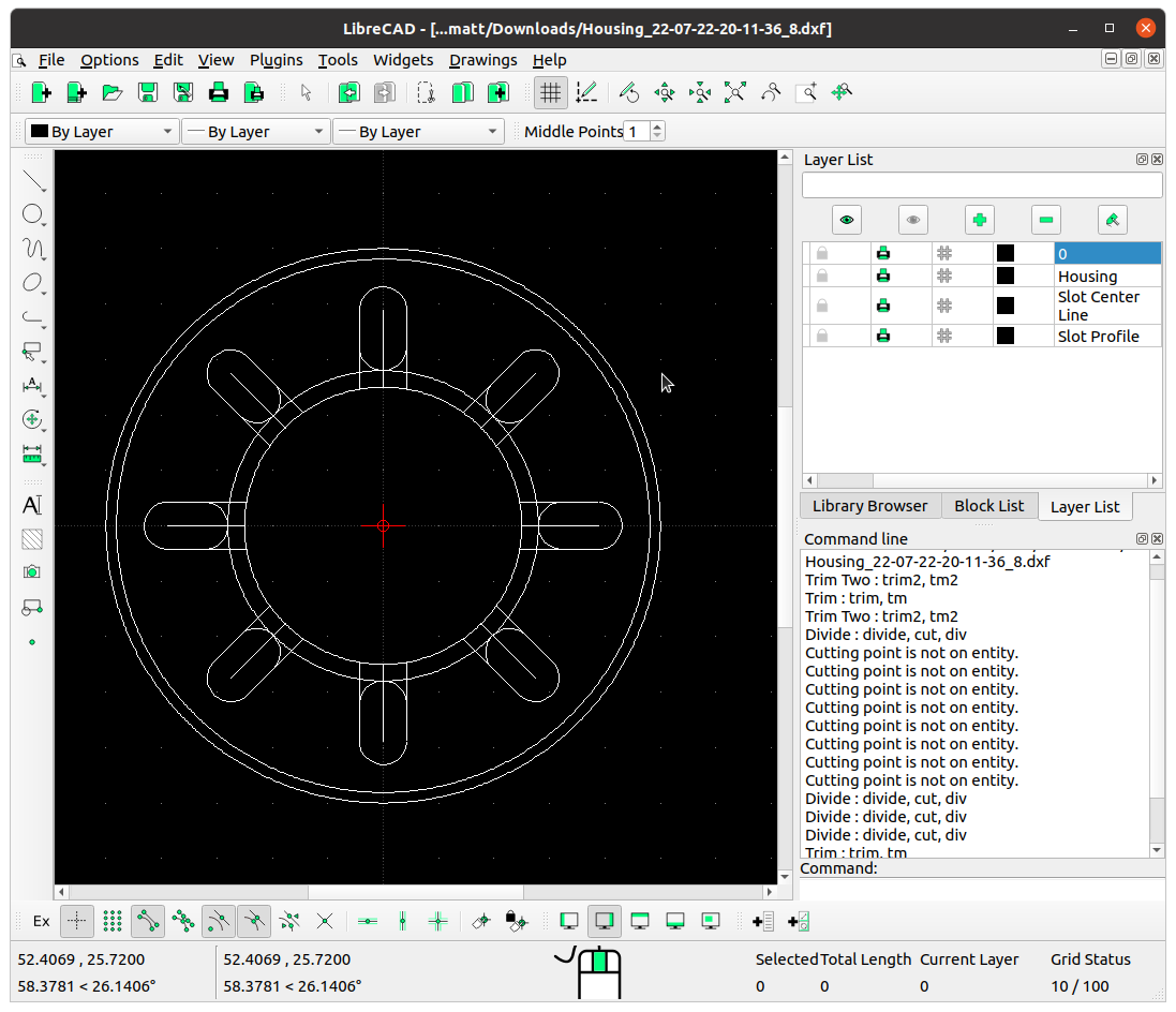 cad paper iris diaphragm 18