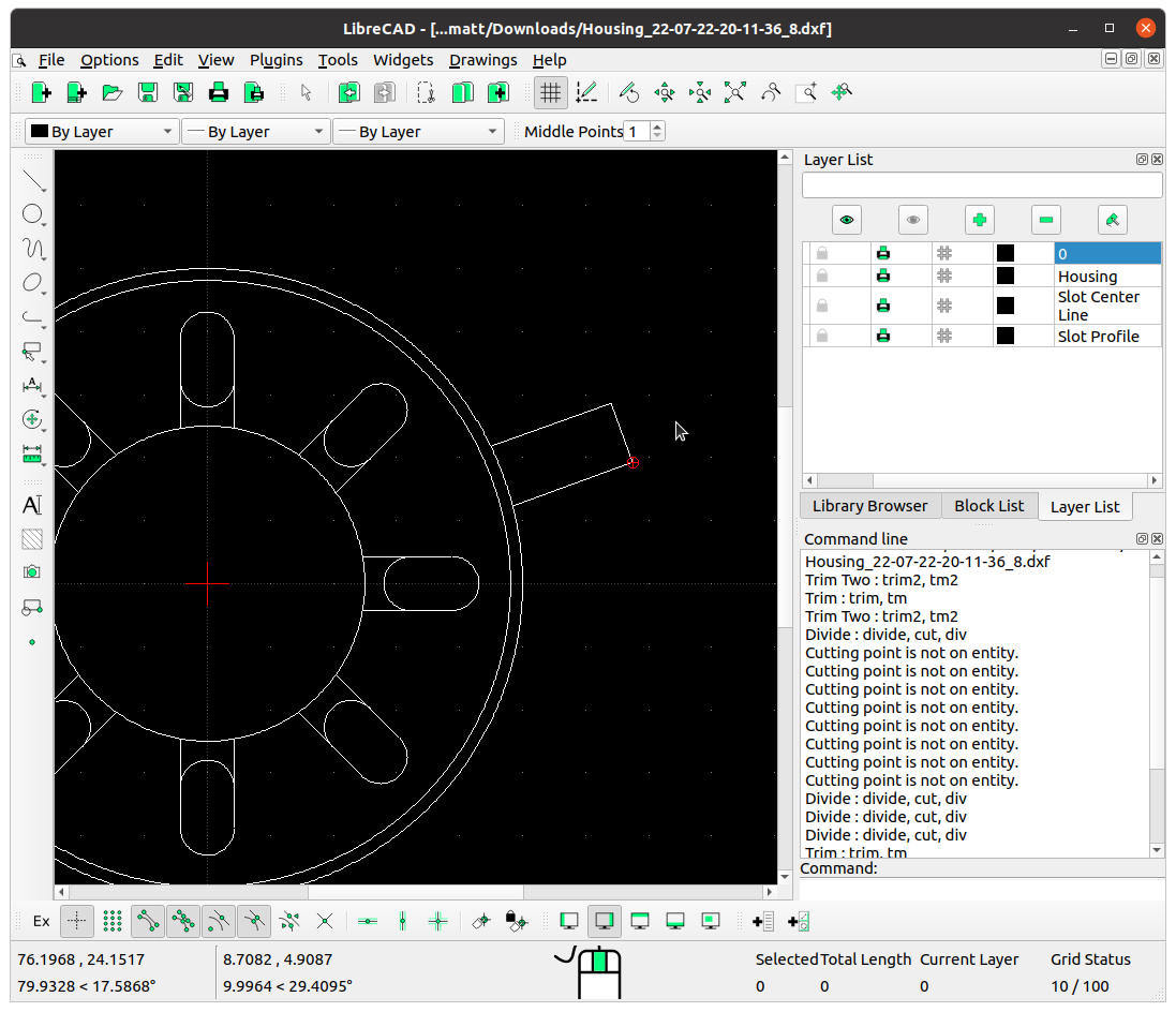 cad paper iris diaphragm 22