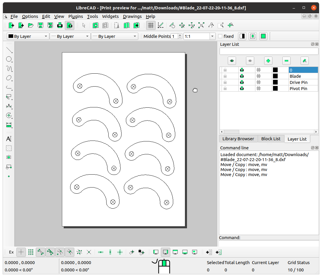 cad paper iris diaphragm 30