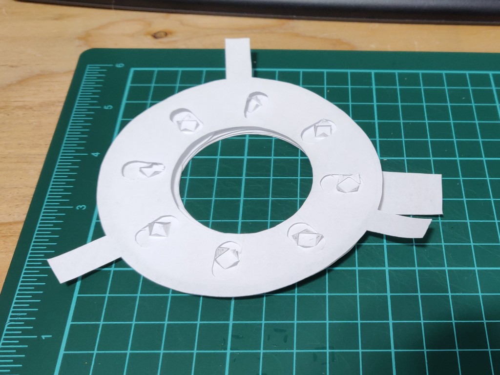 paper iris diaphragm assembly 06