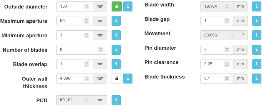 paper iris diaphragm iris calculator 01