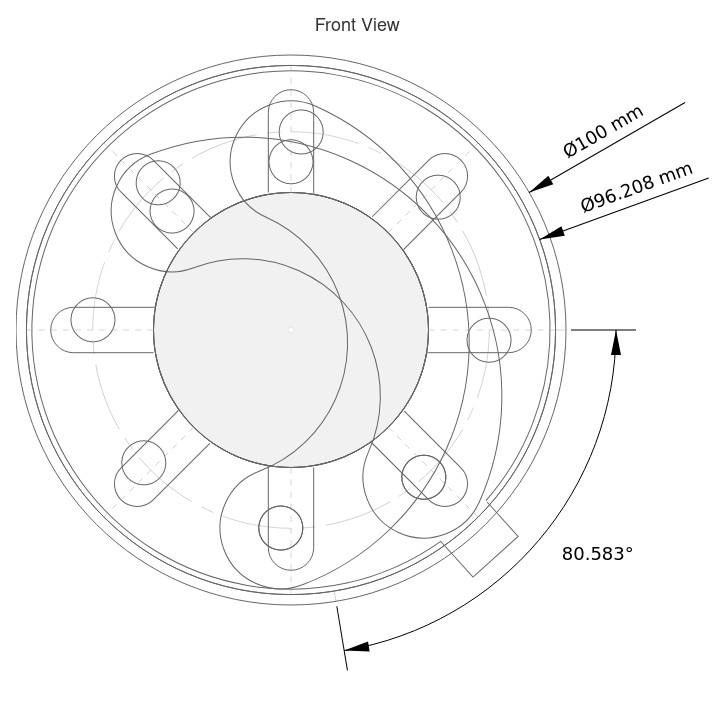 paper iris diaphragm iris calculator